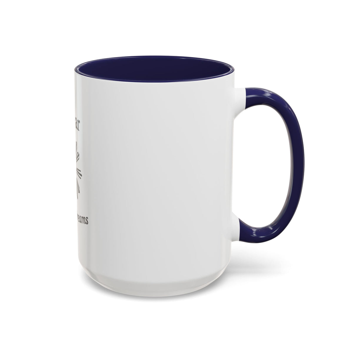 Hiraya Wear “Fruit of Dreams” Accent Coffee Mug — Black Handle & Rim