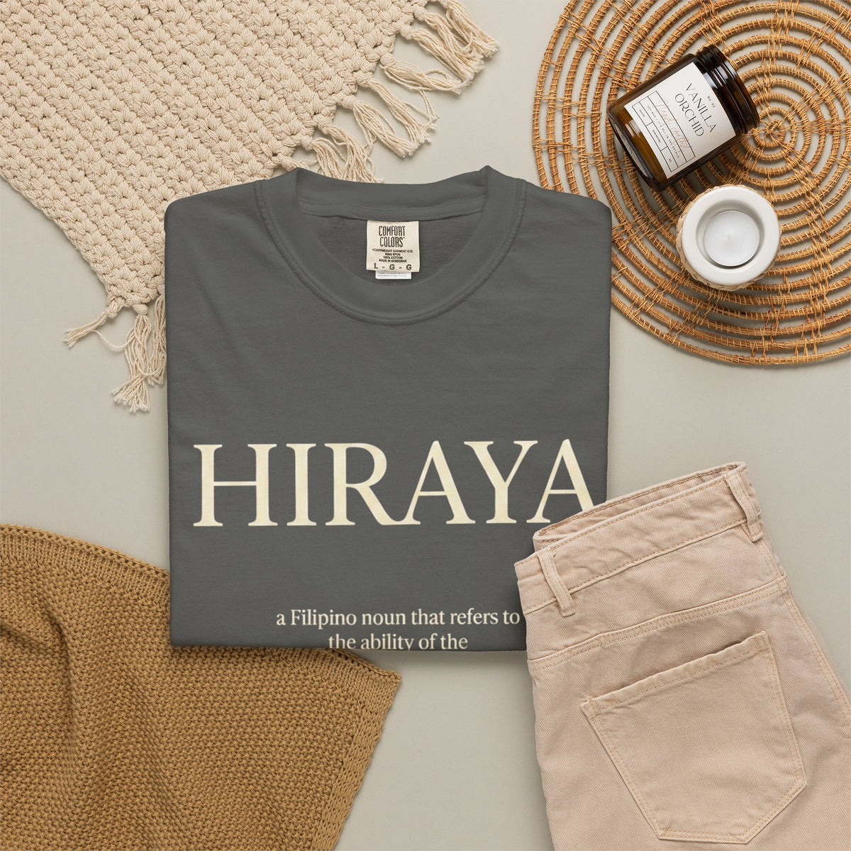 Hiraya Definition T-Shirt — Filipino Inspire Meaning Tee