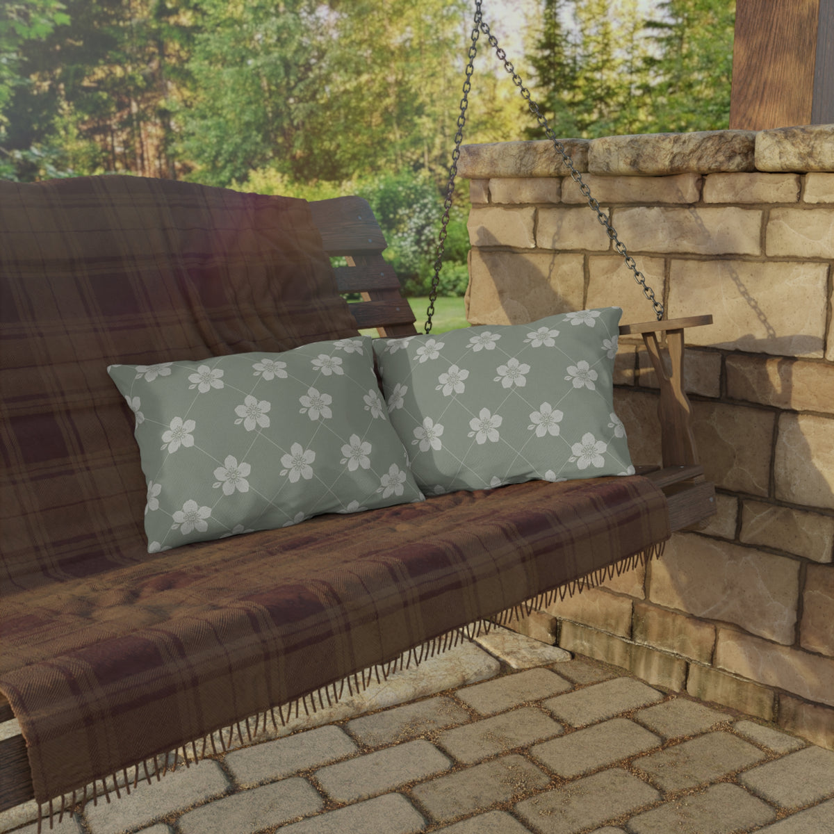 Sage Green 🌿 Outdoor Pillow