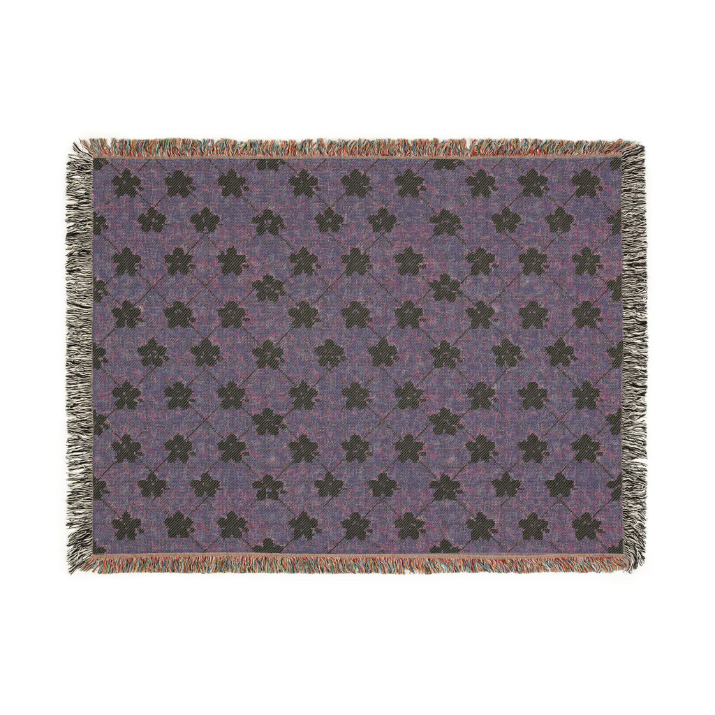 Floral Woven Blanket — Sage Green 🌿 Throw
