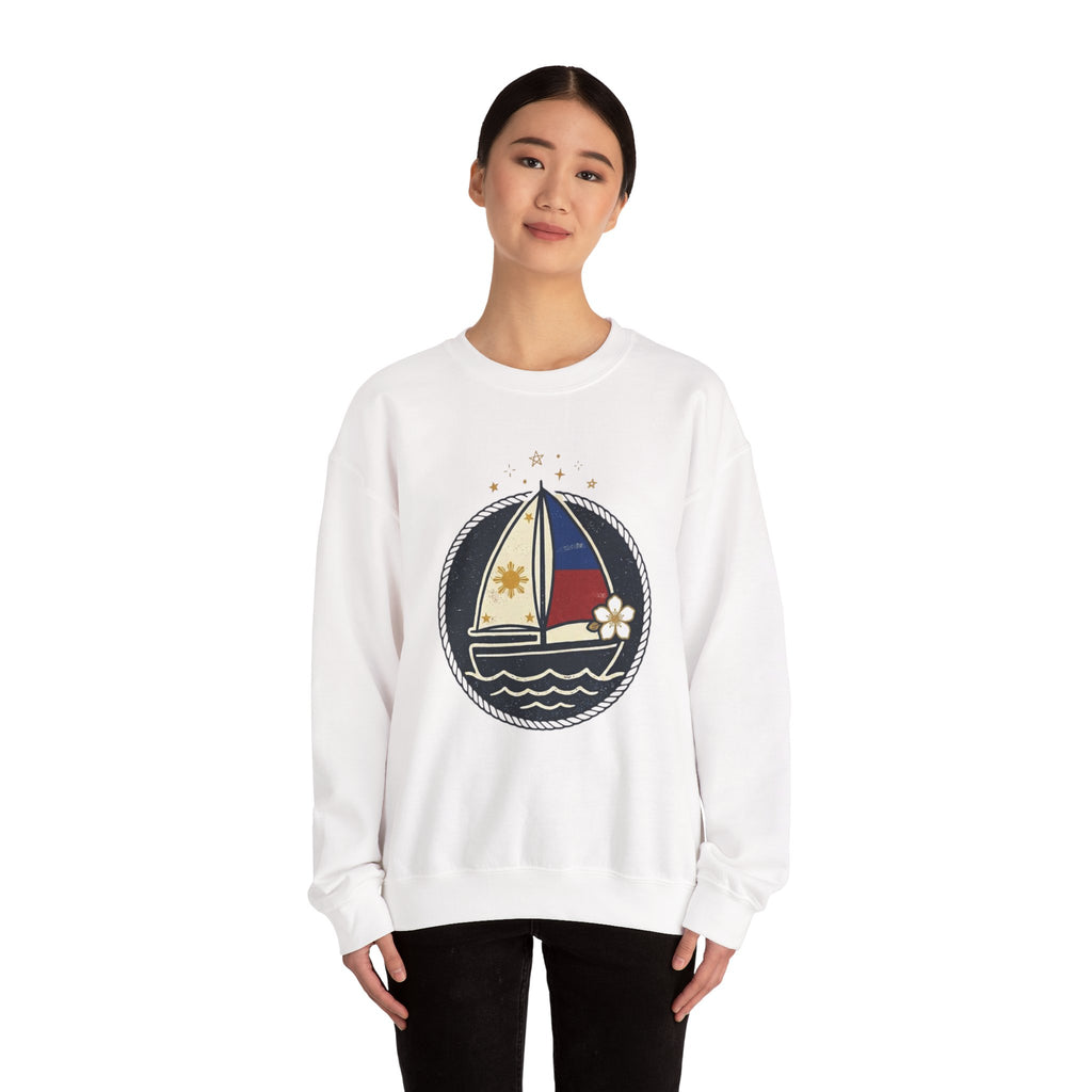 Nostalgic Philippines Sailboat Crewneck