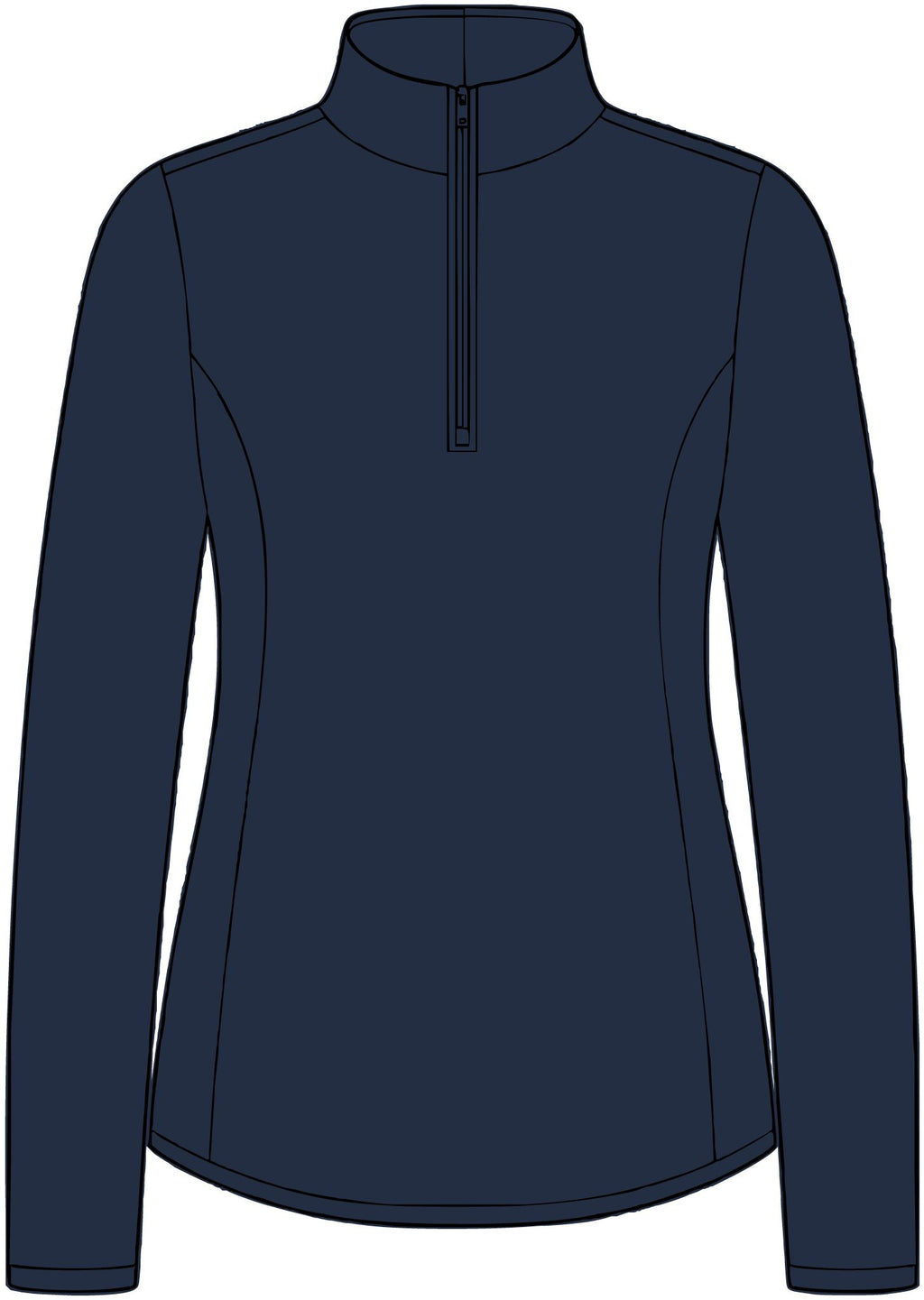 Women's 1/4-Zip Performance Pullover — Small Hiraya Wear Logo