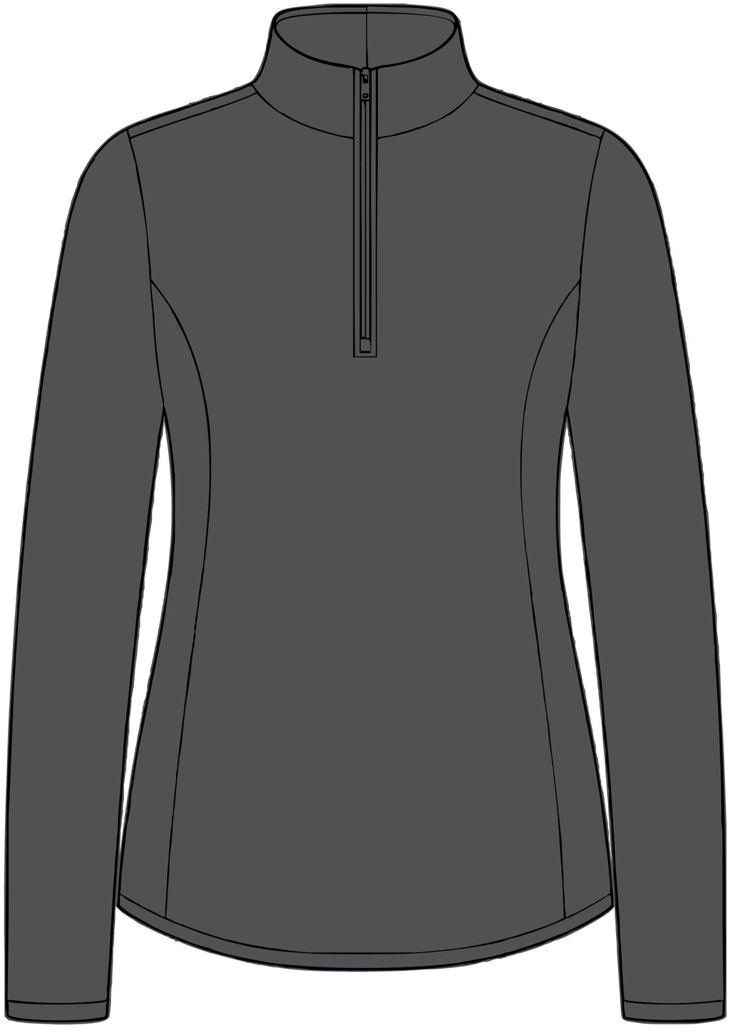 Women's 1/4-Zip Performance Pullover — Small Hiraya Wear Logo