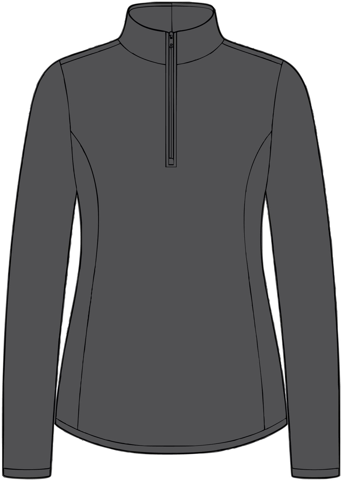 Women's 1/4-Zip Performance Pullover — Small Hiraya Wear Logo