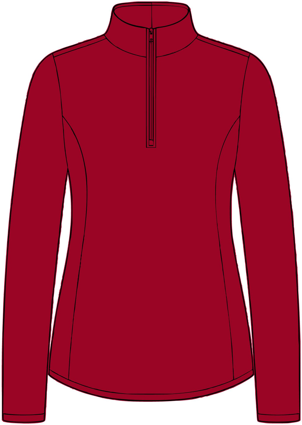 Women's 1/4-Zip Performance Pullover — Small Hiraya Wear Logo