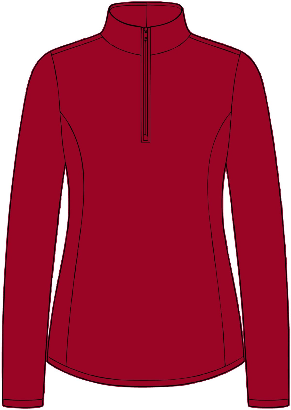 Women's 1/4-Zip Performance Pullover — Small Hiraya Wear Logo