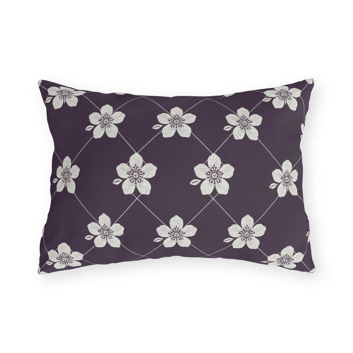 Deep Plum 🍇 Outdoor Pillow