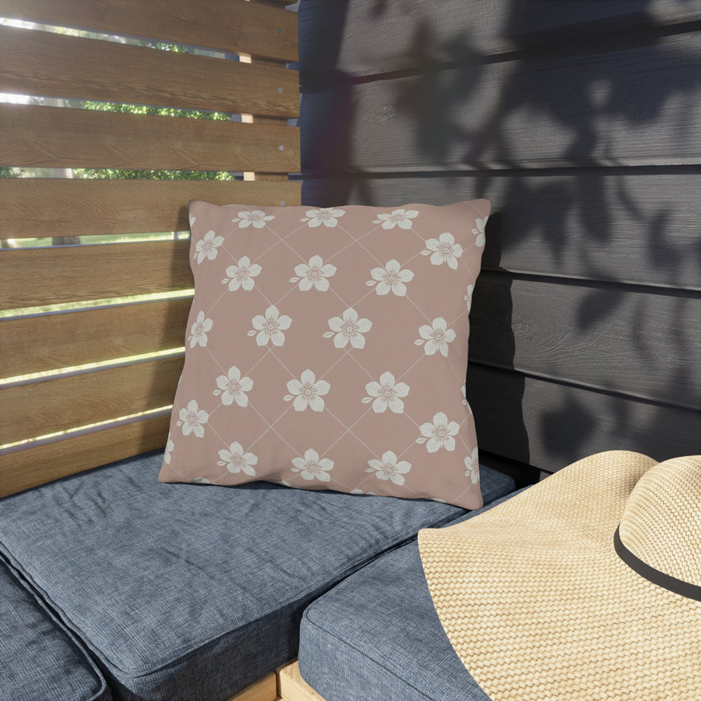 Dusty Blush Pink 🌸 Outdoor Pillow