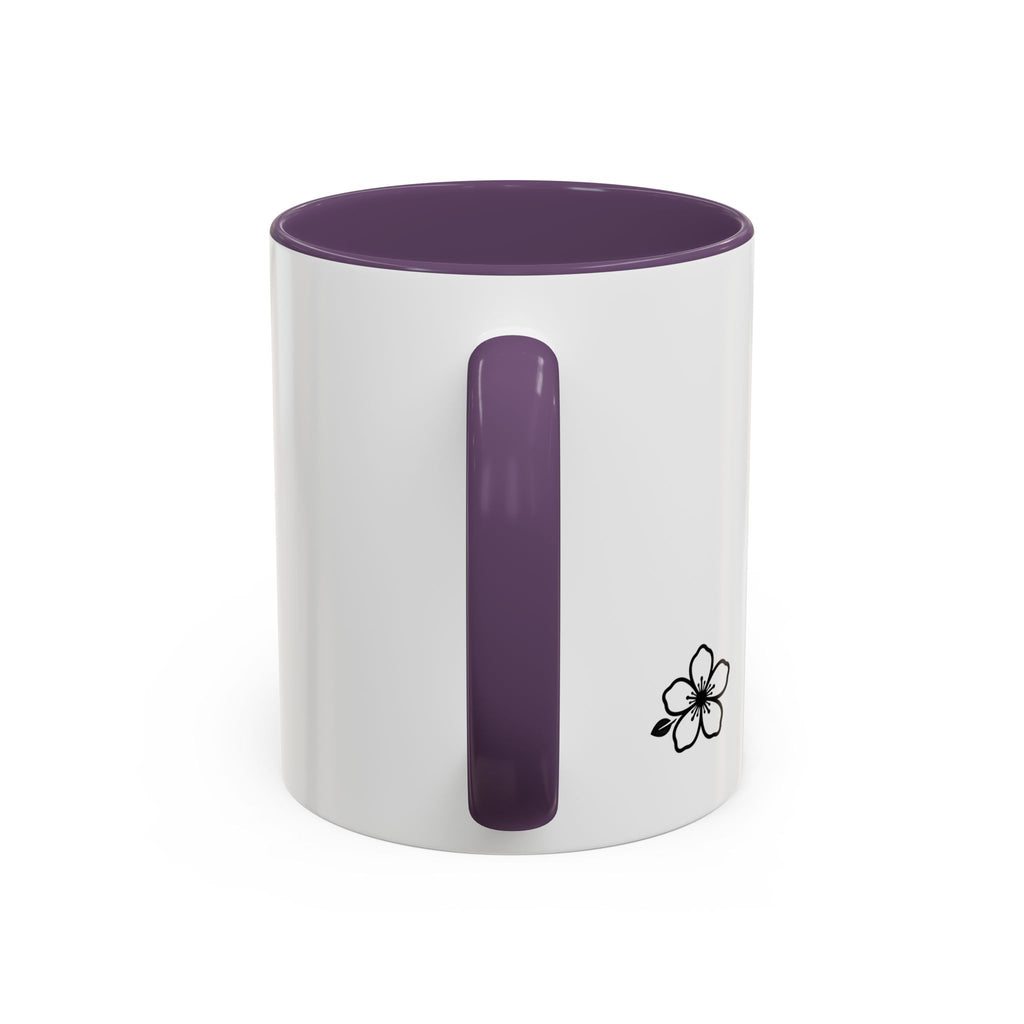 Hiraya Wear “Fruit of Dreams” Accent Coffee Mug — Black Handle & Rim