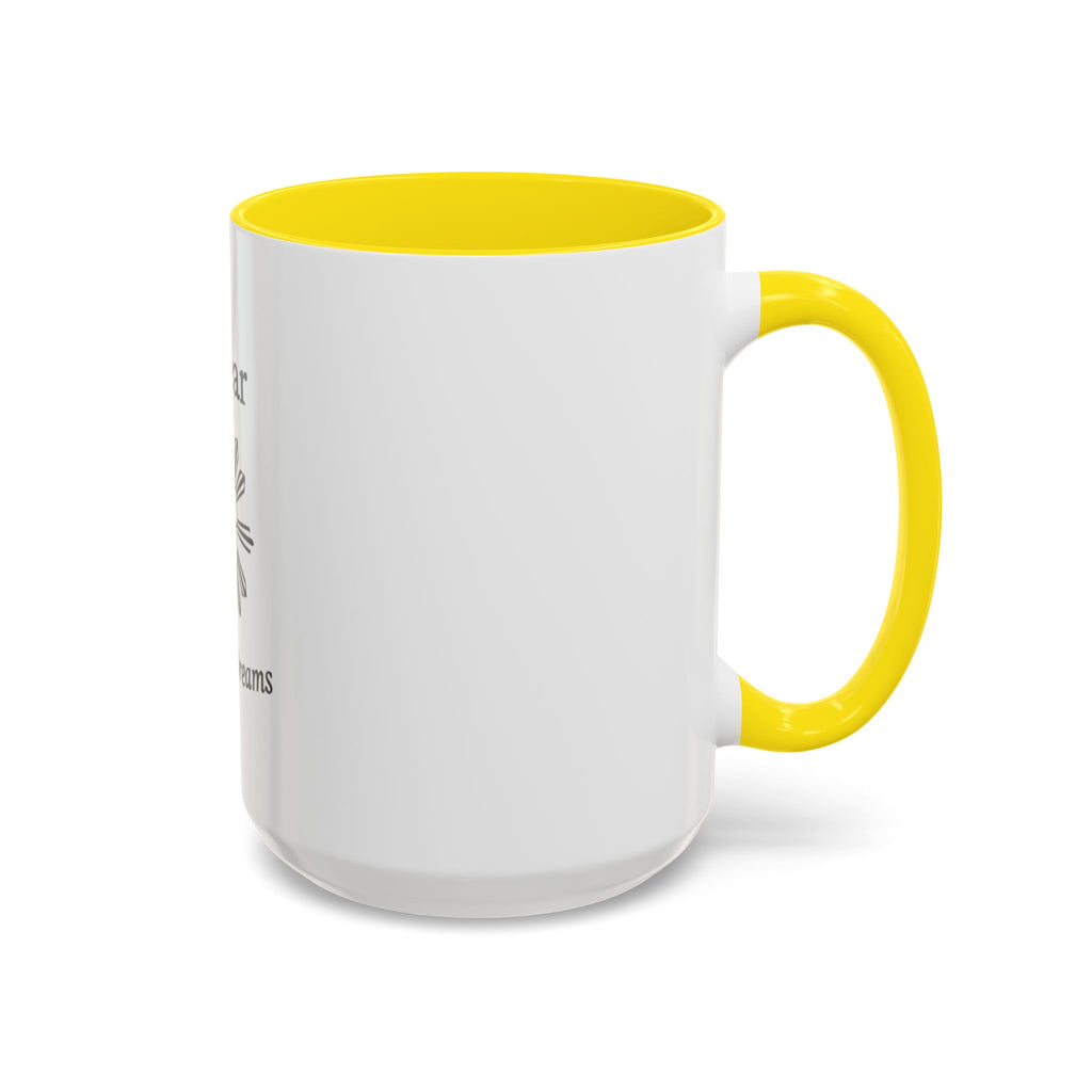 Hiraya Wear “Fruit of Dreams” Accent Coffee Mug — Black Handle & Rim