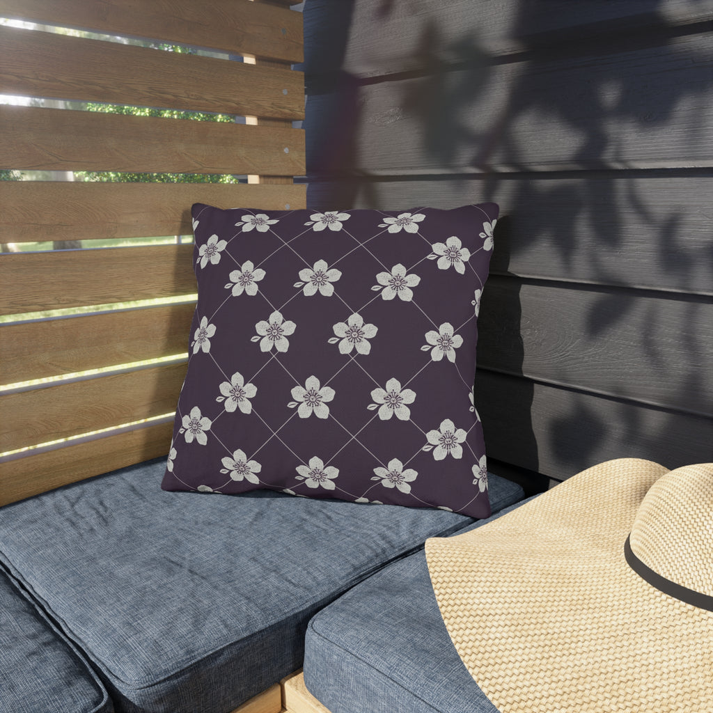 Deep Plum 🍇 Outdoor Pillow