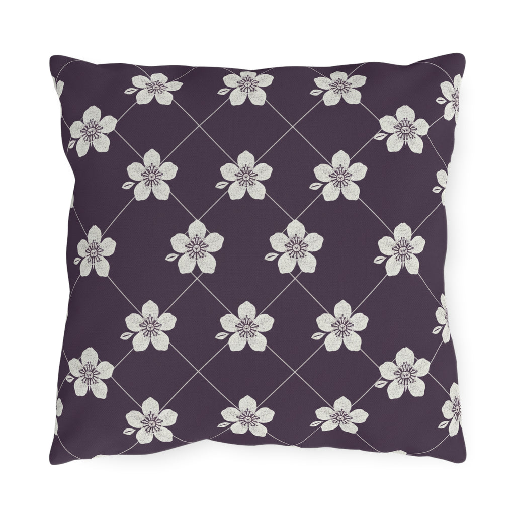 Deep Plum 🍇 Outdoor Pillow