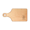 Engraved Maple Cutting Board — Floral Monogram Accent