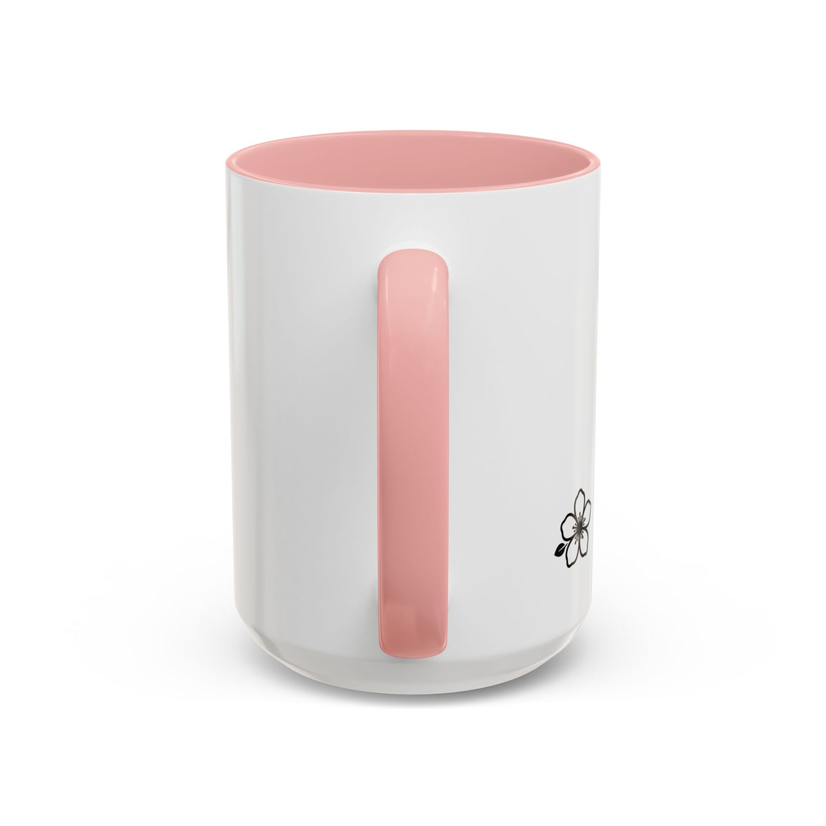 Hiraya Wear “Fruit of Dreams” Accent Coffee Mug — Black Handle & Rim
