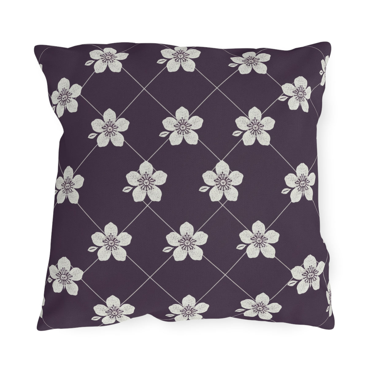 Deep Plum 🍇 Outdoor Pillow