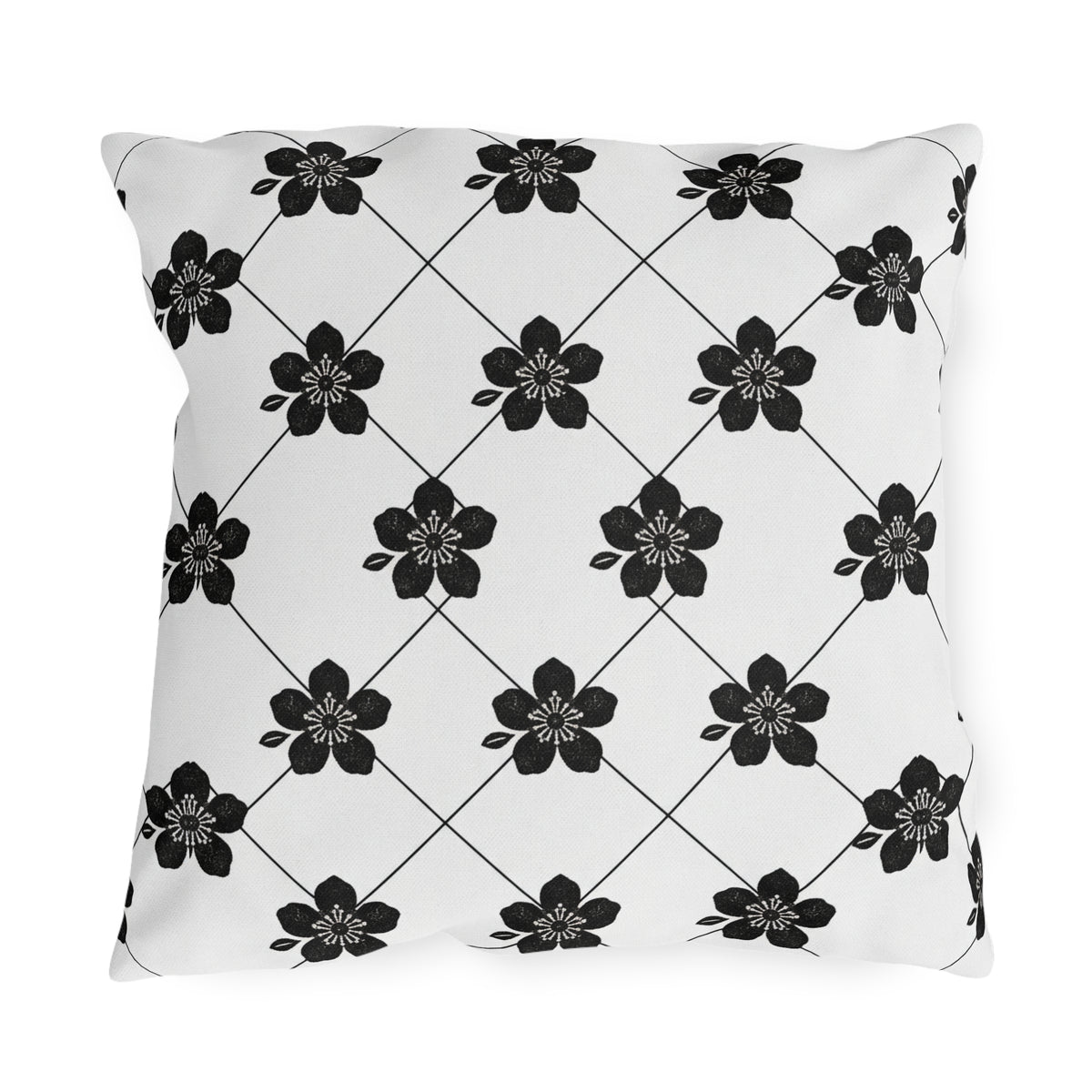 Black & White (Light) 🤍 Outdoor Pillow
