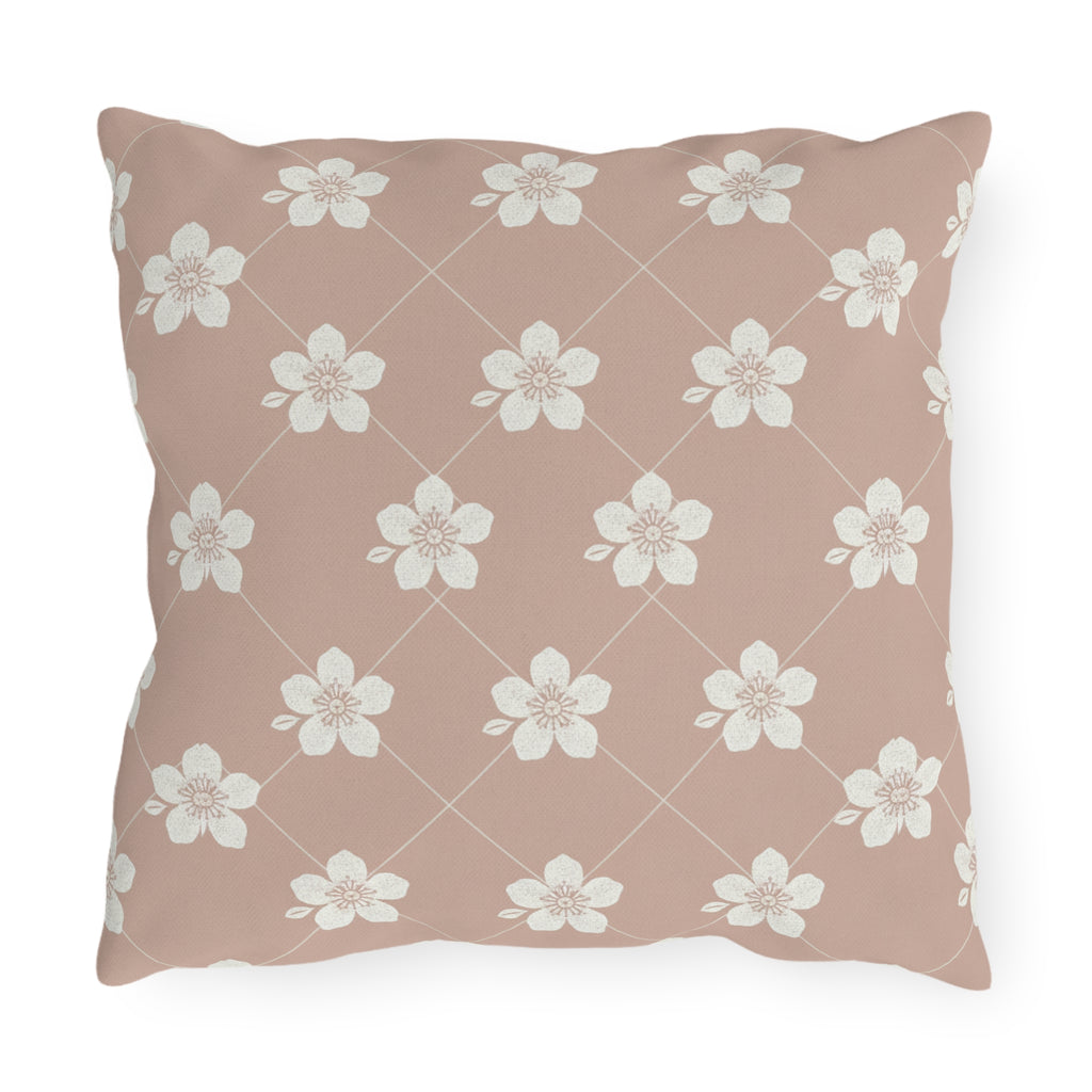 Dusty Blush Pink 🌸 Outdoor Pillow