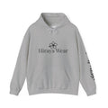 Hiraya Wear Floral Logo Hoodie — Minimalist Sampaguita Sweatshirt