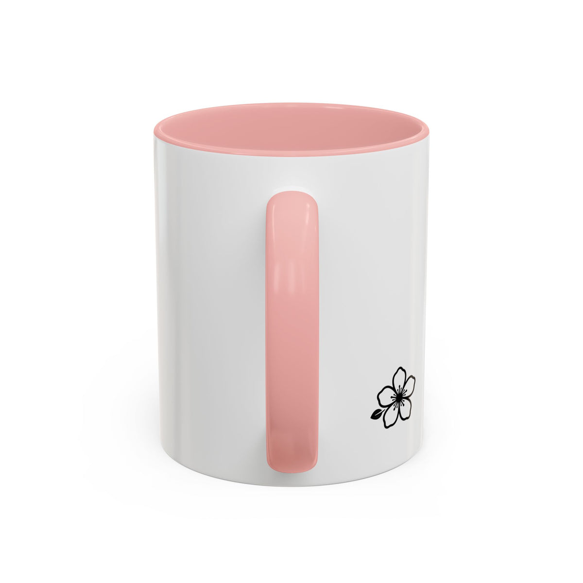 Hiraya Wear “Fruit of Dreams” Accent Coffee Mug — Black Handle & Rim