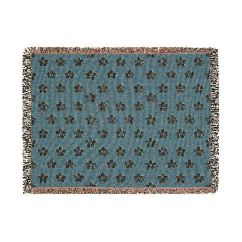 Floral Woven Blanket — Terracotta Clay🏺 Throw