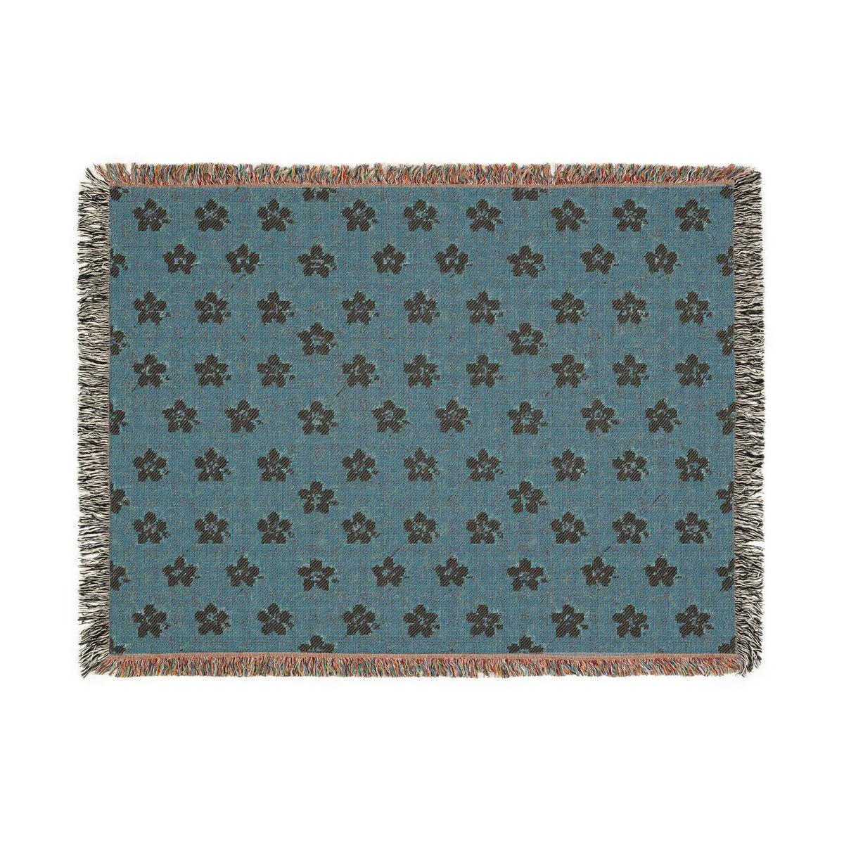 Floral Woven Blanket — Terracotta Clay🏺 Throw