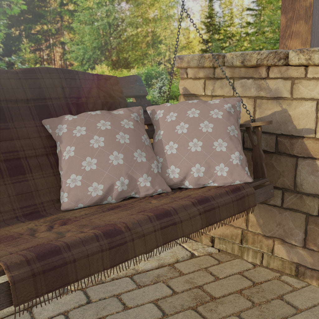 Dusty Blush Pink 🌸 Outdoor Pillow