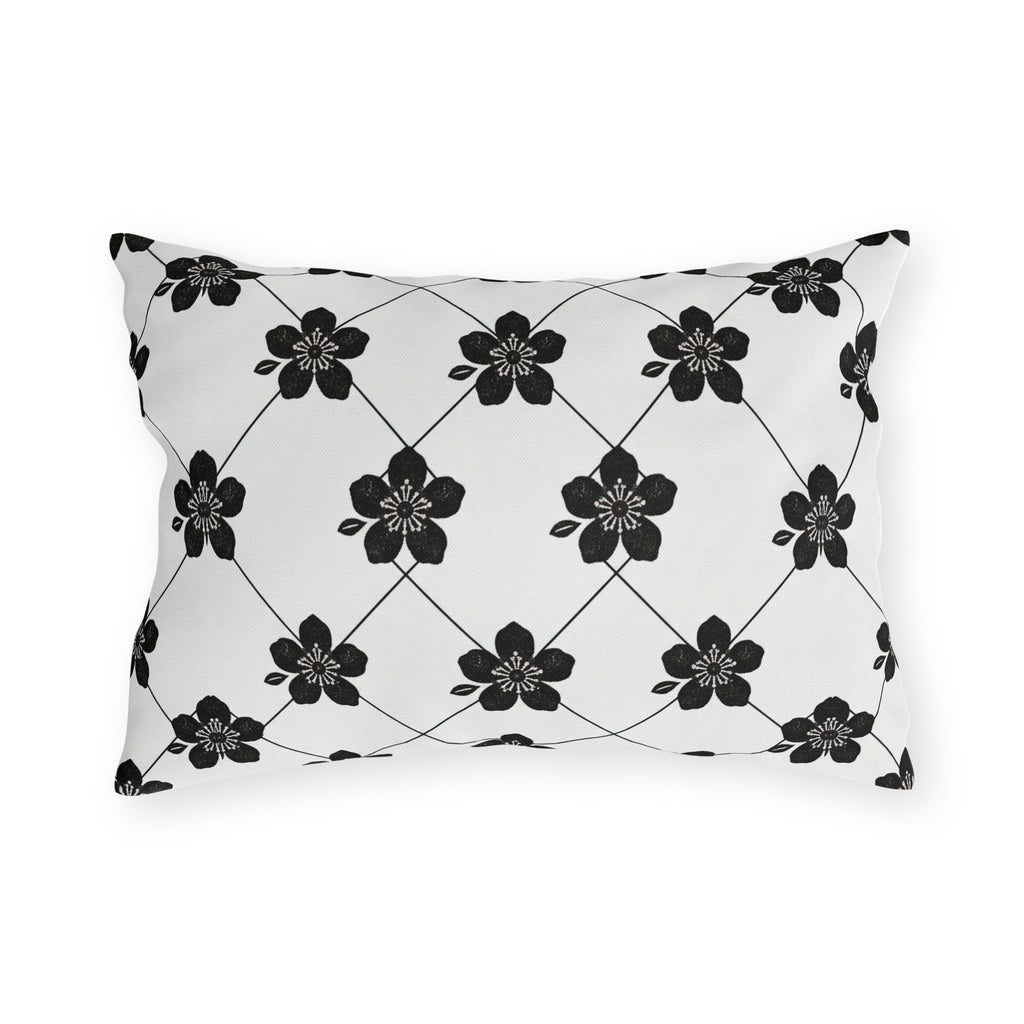 Black & White (Light) 🤍 Outdoor Pillow
