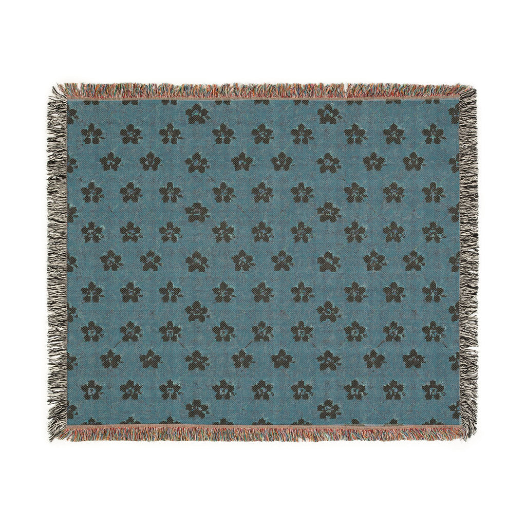 Floral Woven Blanket — Terracotta Clay🏺 Throw