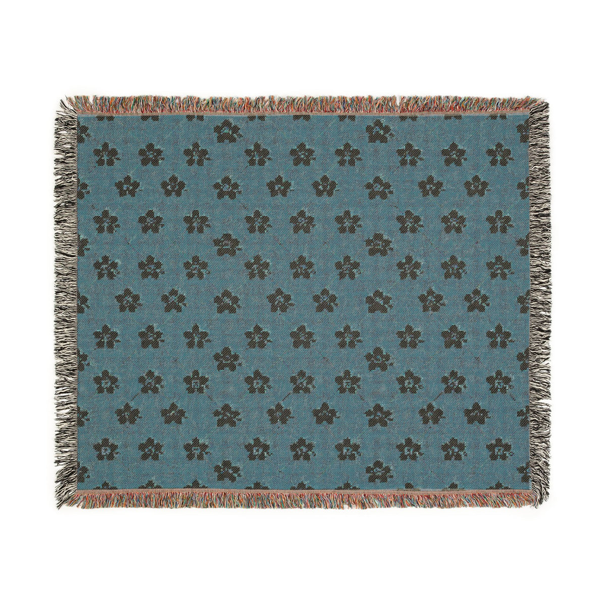Floral Woven Blanket — Terracotta Clay🏺 Throw