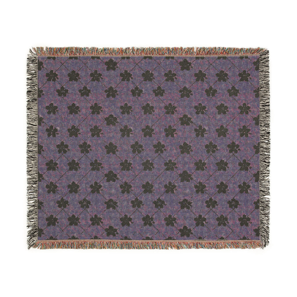 Floral Woven Blanket — Sage Green 🌿 Throw
