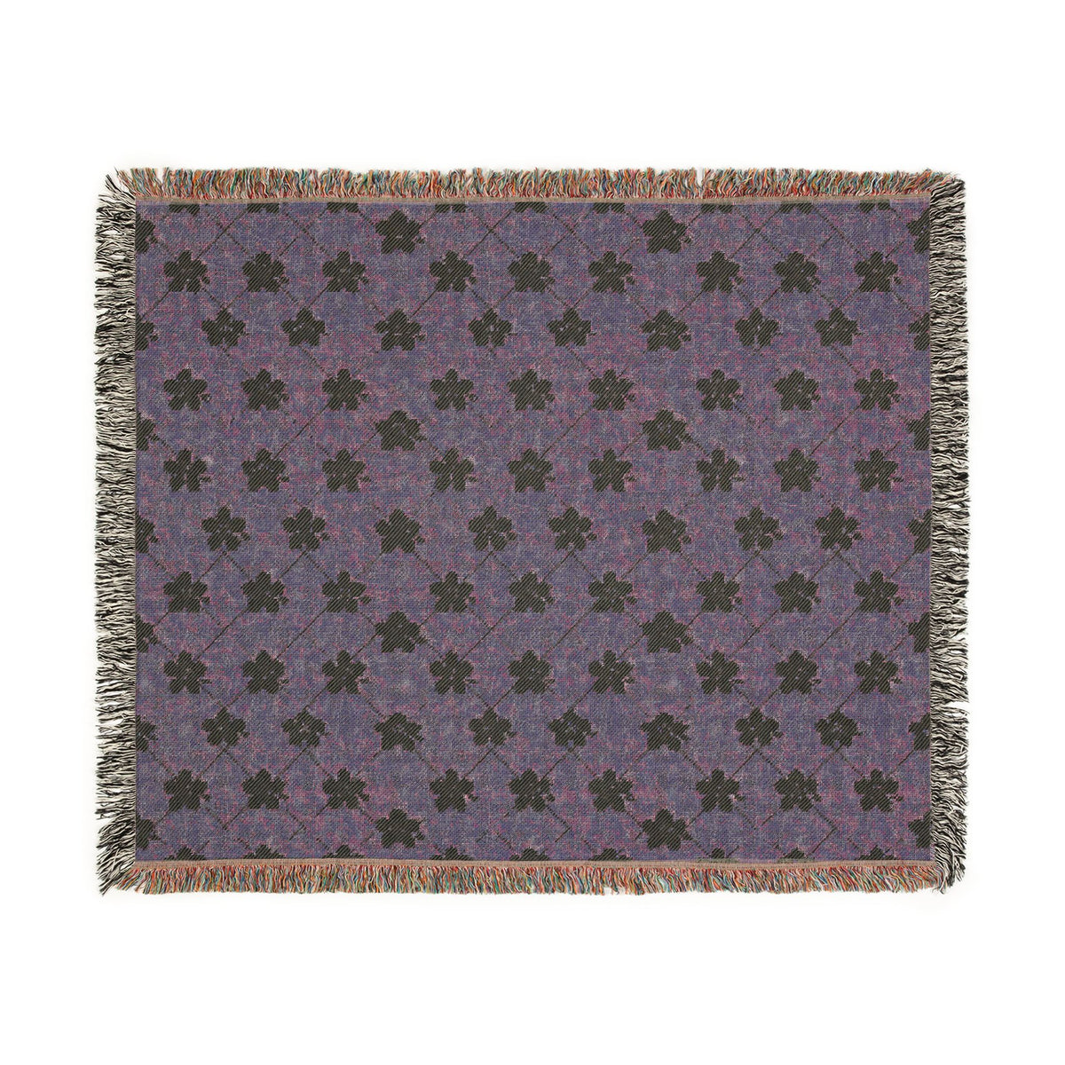 Floral Woven Blanket — Sage Green 🌿 Throw