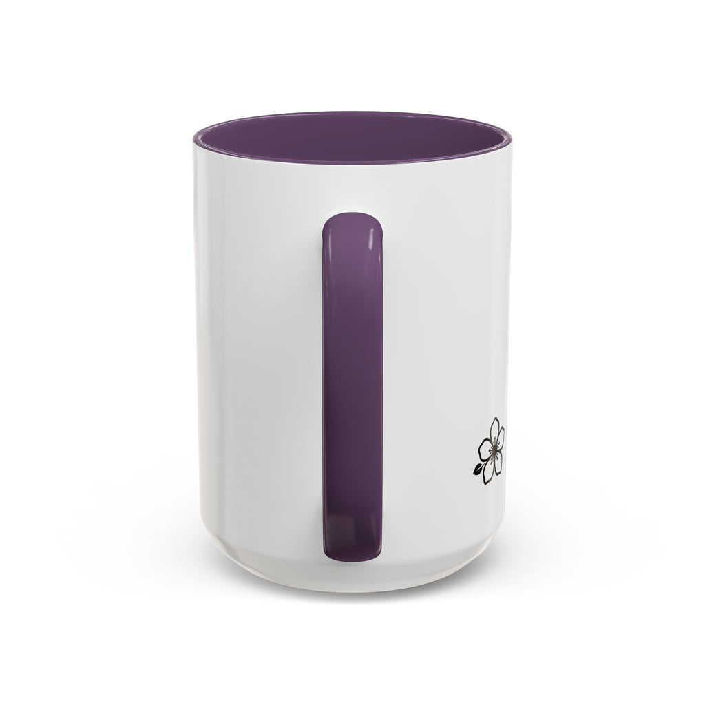 Hiraya Wear “Fruit of Dreams” Accent Coffee Mug — Black Handle & Rim