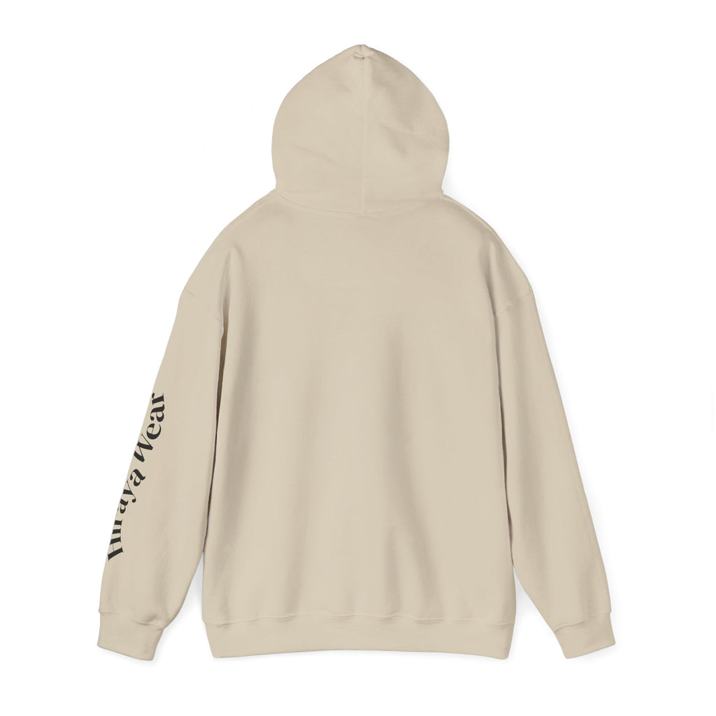 Hiraya Wear Floral Logo Hoodie — Minimalist Sampaguita Sweatshirt