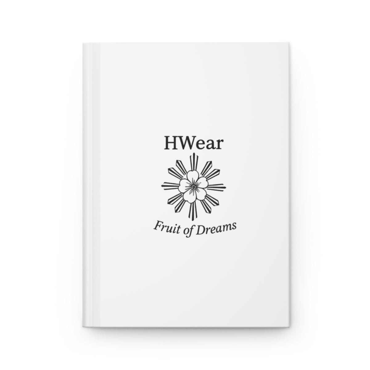 Hardcover Journal — Floral Emblem Logo "Hiraya Wear: Fruit of Dreams"