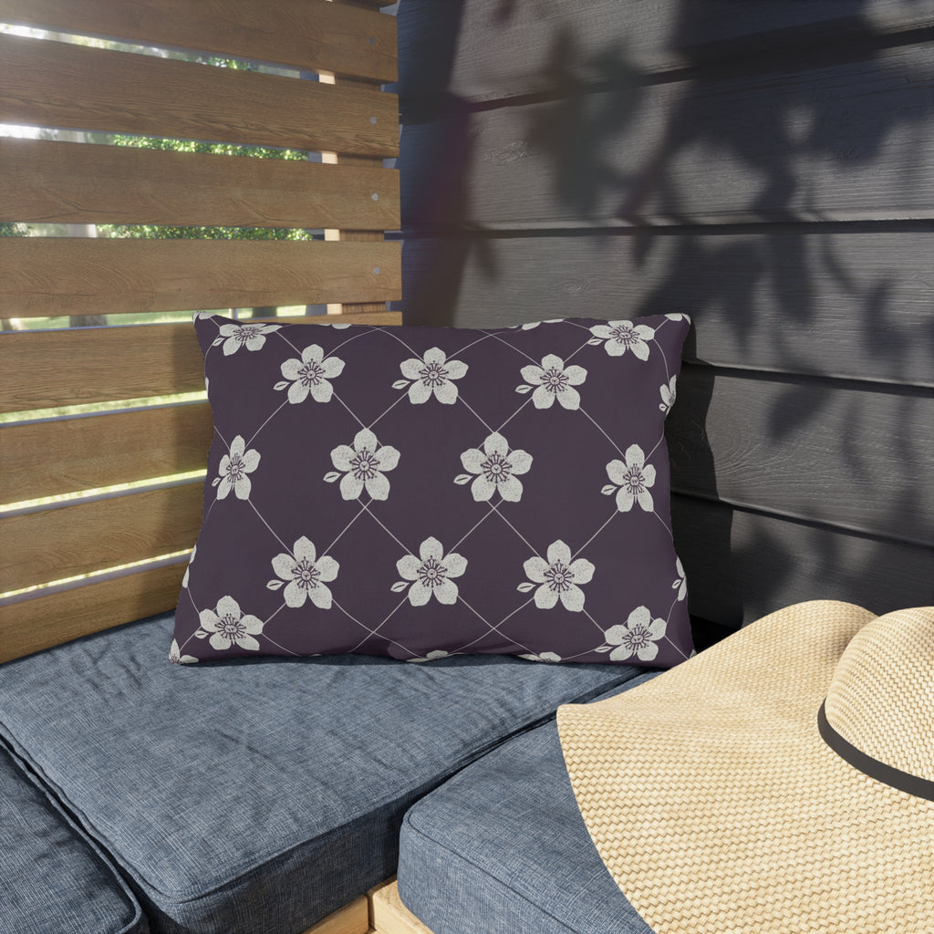 Deep Plum 🍇 Outdoor Pillow