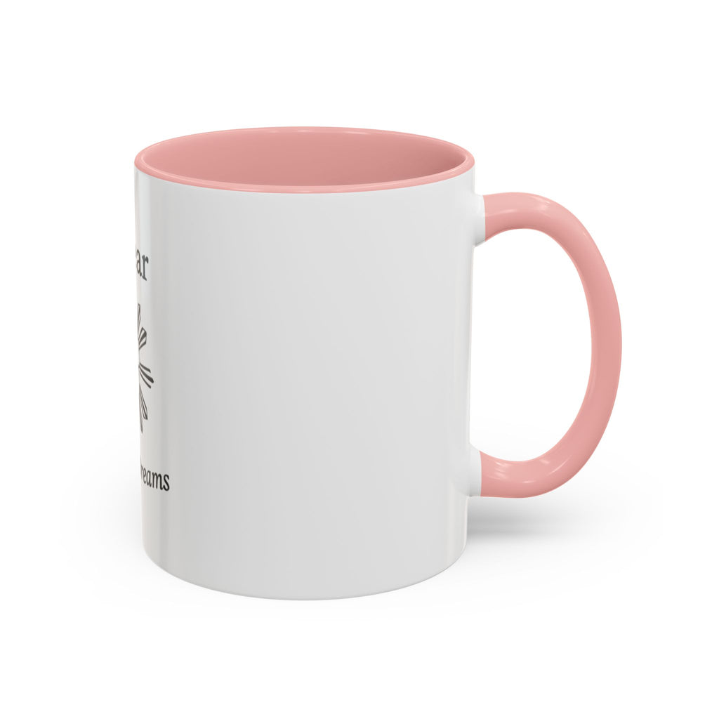 Hiraya Wear “Fruit of Dreams” Accent Coffee Mug — Black Handle & Rim