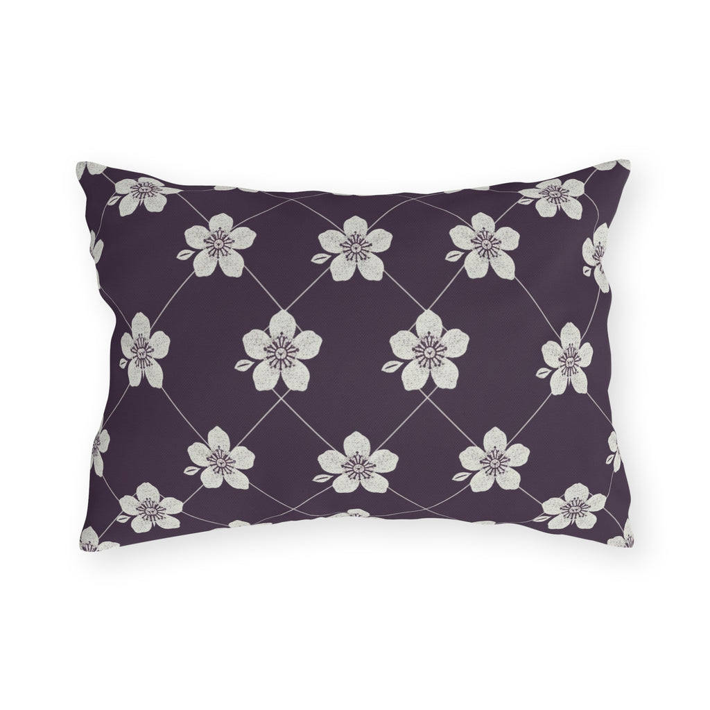 Deep Plum 🍇 Outdoor Pillow
