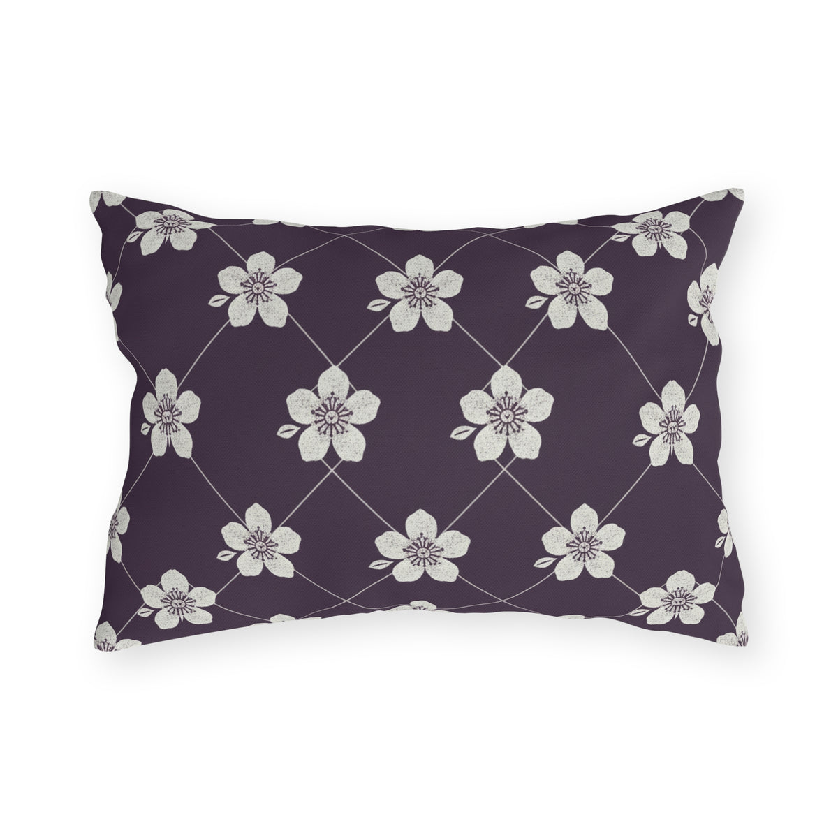 Deep Plum 🍇 Outdoor Pillow