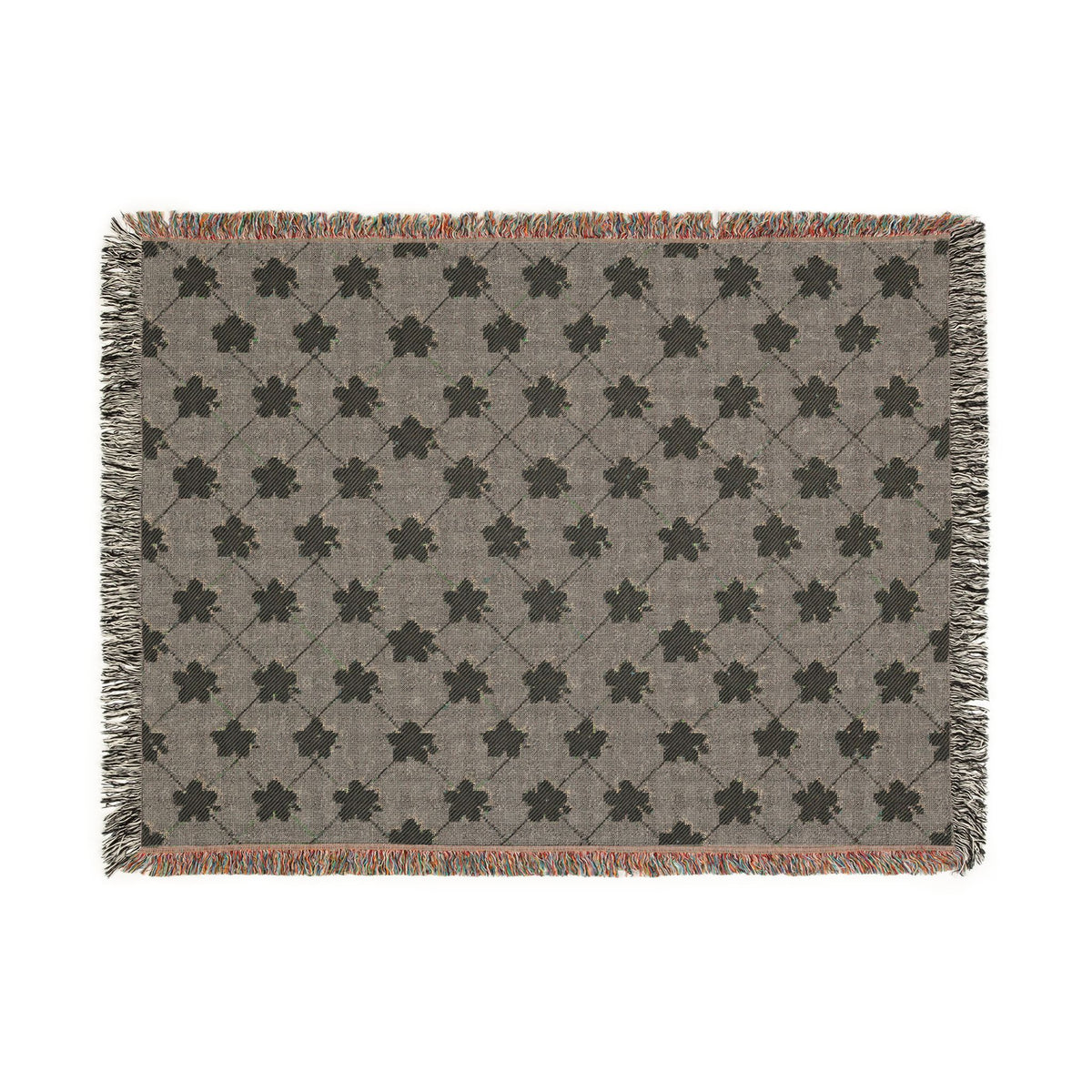 Floral Woven Blanket — Soft Lavender 💜 Throw