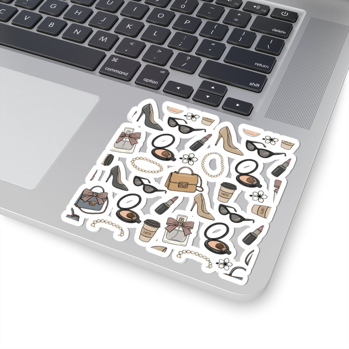 Fashion Accessories Pattern Kiss-Cut Stickers | Fashion World
