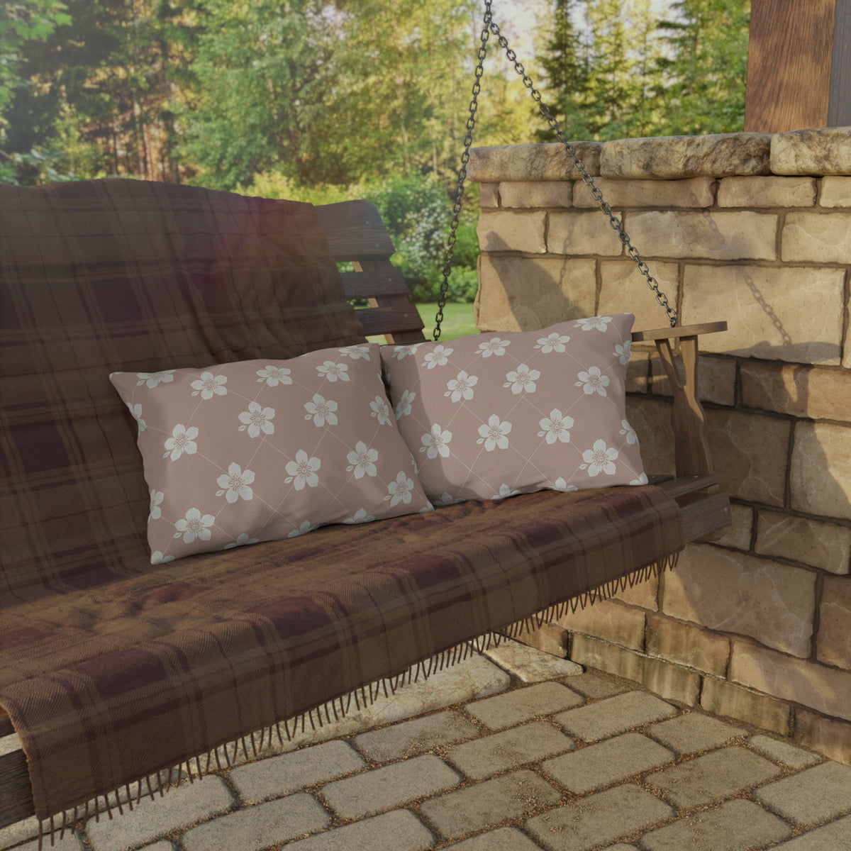 Dusty Blush Pink 🌸 Outdoor Pillow