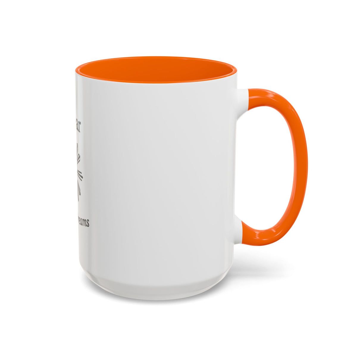 Hiraya Wear “Fruit of Dreams” Accent Coffee Mug — Black Handle & Rim