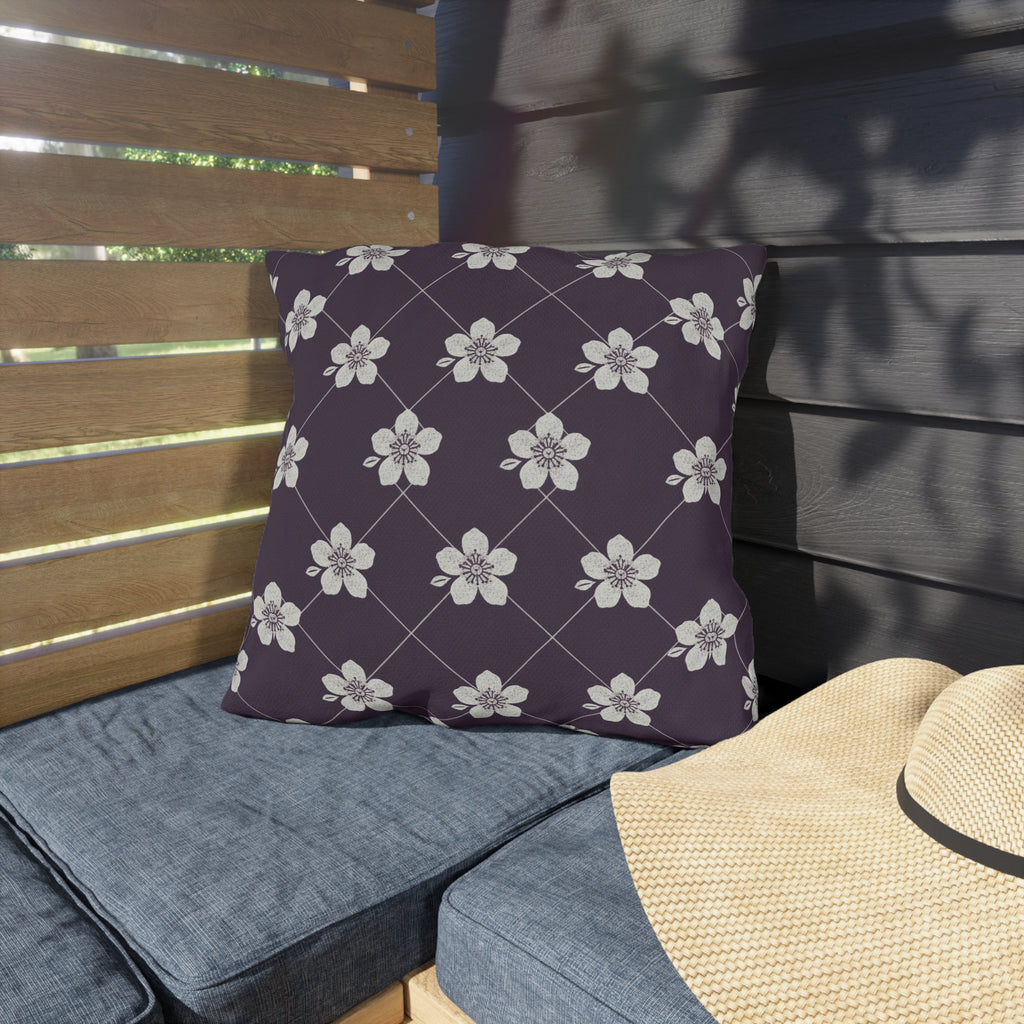 Deep Plum 🍇 Outdoor Pillow
