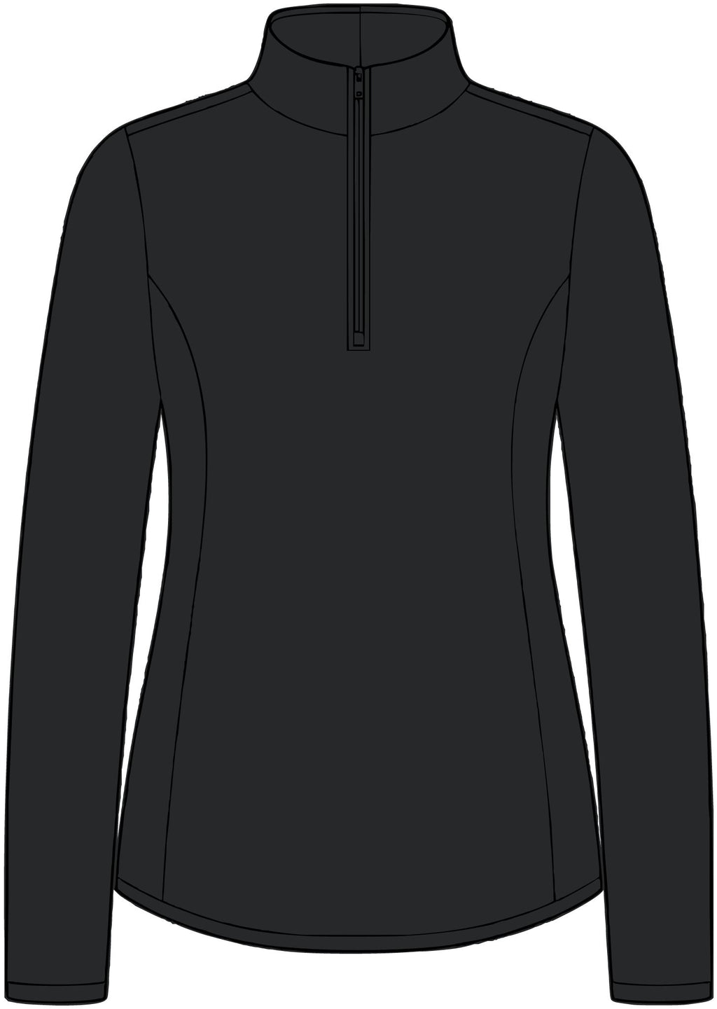 Women's 1/4-Zip Performance Pullover — Small Hiraya Wear Logo