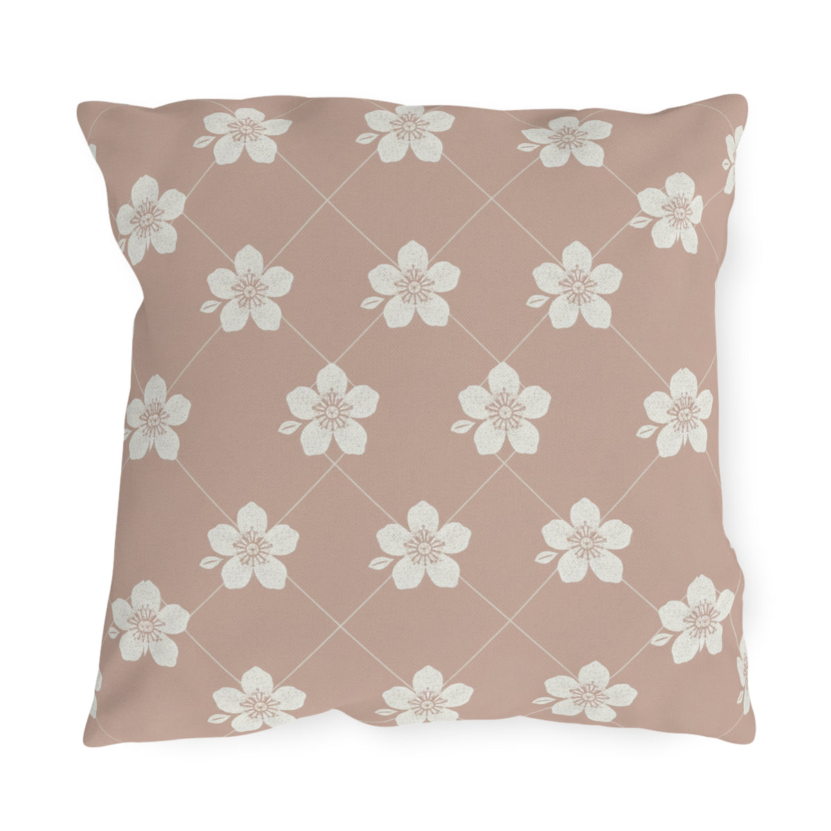 Dusty Blush Pink 🌸 Outdoor Pillow