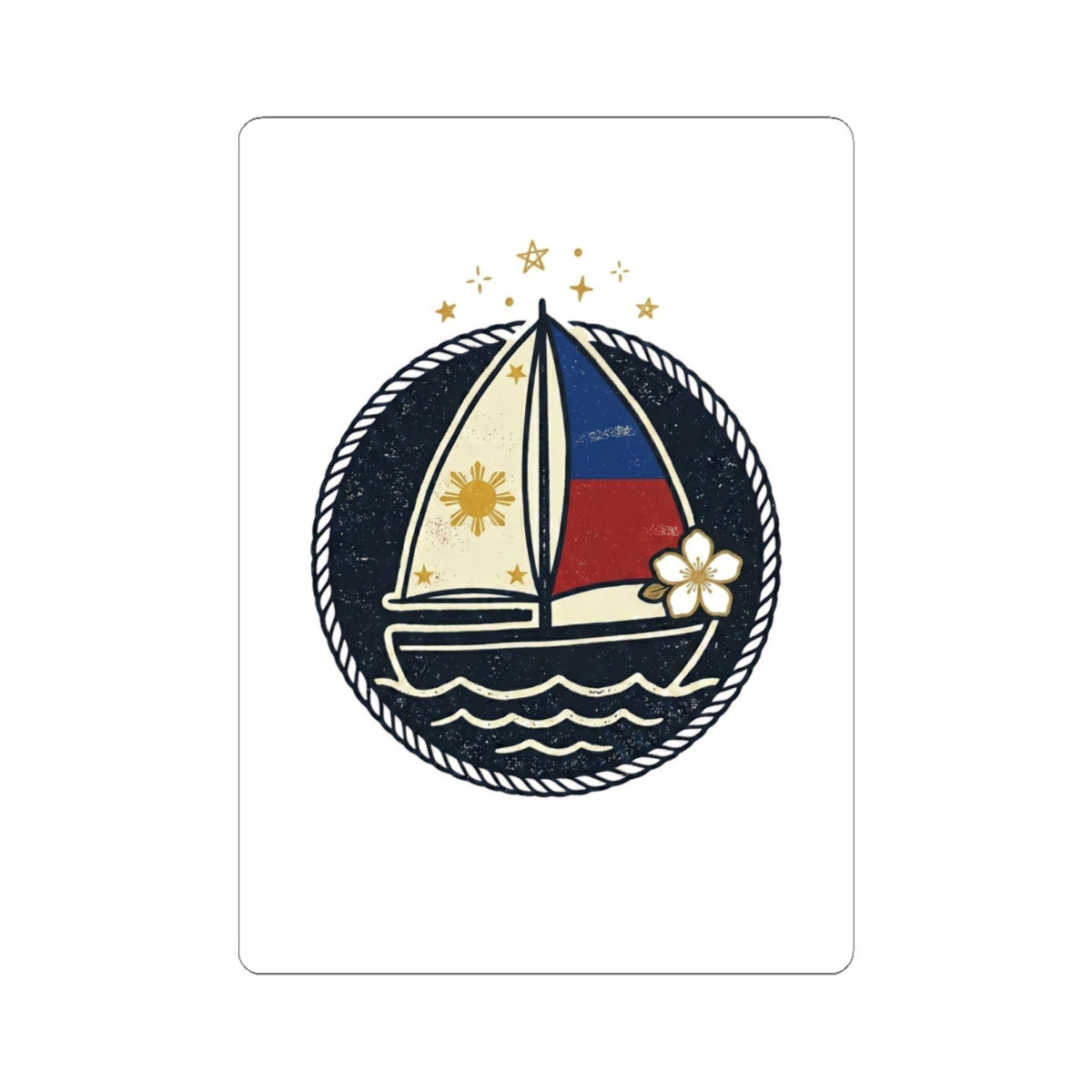 Nostalgic Philippines Sailboat Sticker