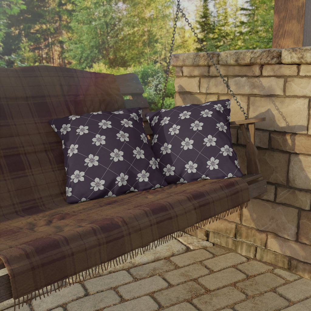 Deep Plum 🍇 Outdoor Pillow