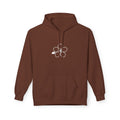 Minimal Hiraya Wear Logo Floral Hoodie – Monochrome Line Art Pullover