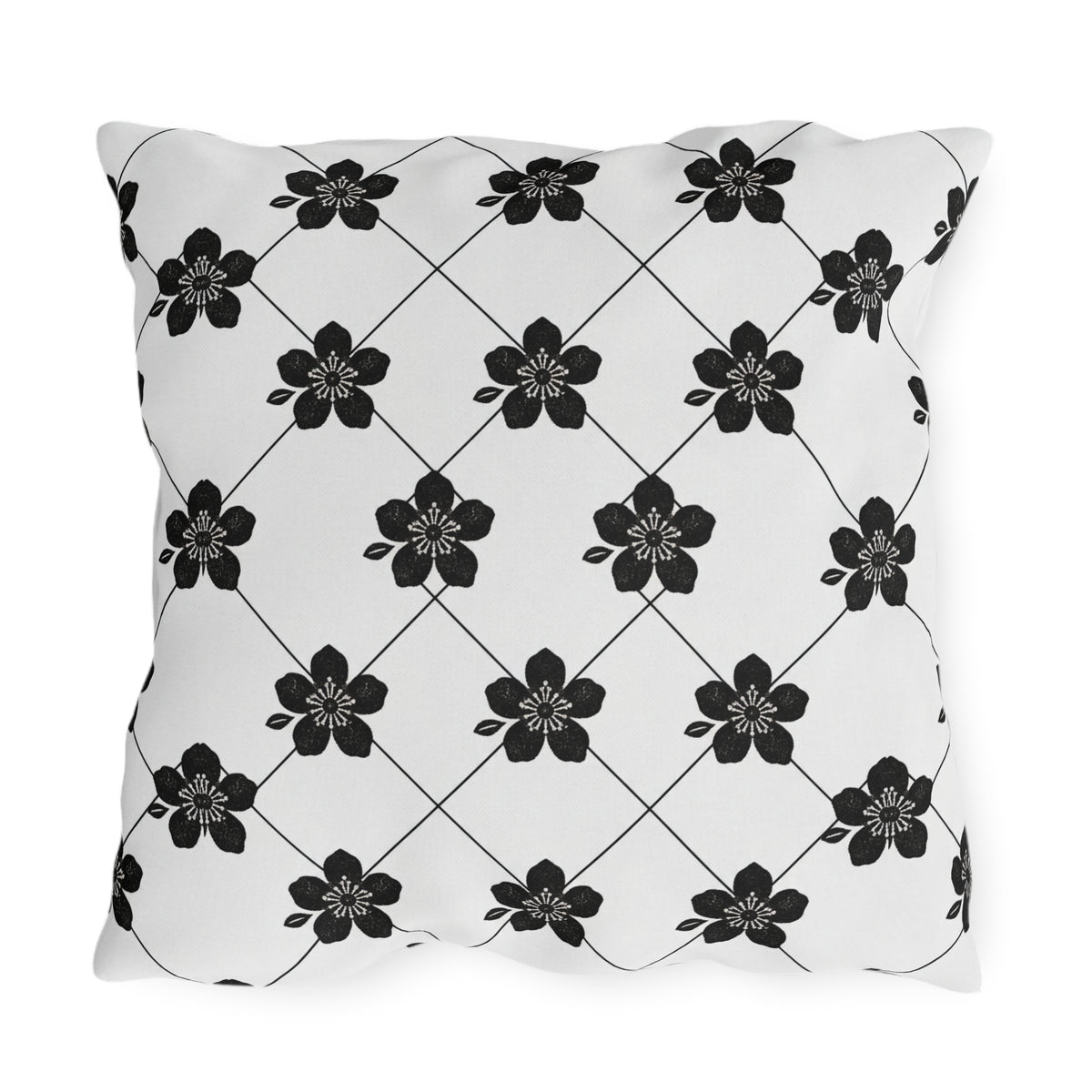 Black & White (Light) 🤍 Outdoor Pillow