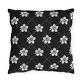 Black & White (Dark) 🖤 Outdoor Pillow